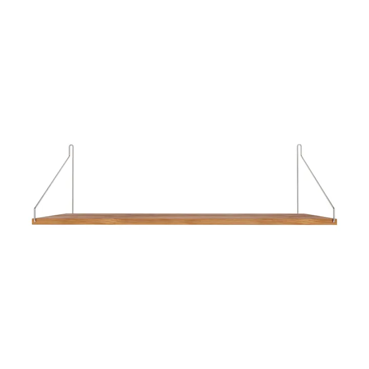 Single Shelf seinähylly - Tammi-ruostumaton teräs, 80x27 cm - FRAMA