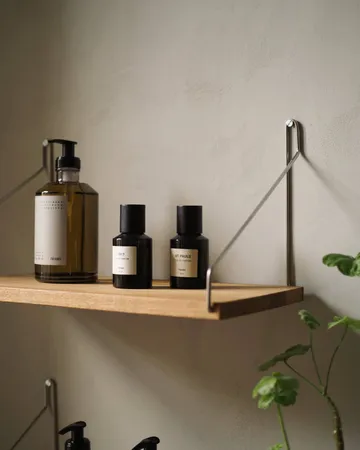 Single Shelf seinähylly - Tammi-ruostumaton teräs, 80x27 cm - FRAMA