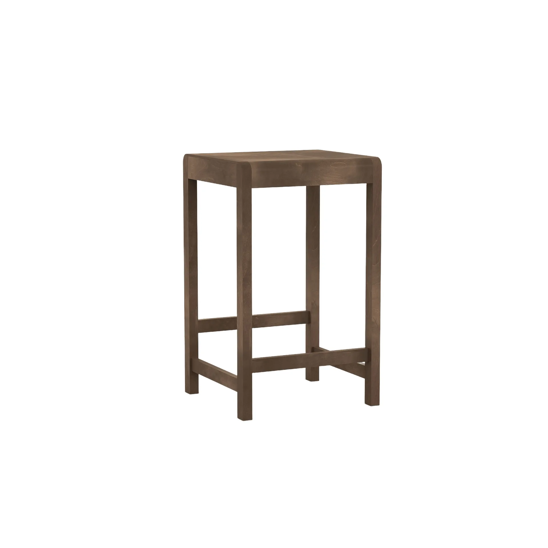 Stool 01 baarijakkara, Tummanruskea koivu, 65 cm FRAMA