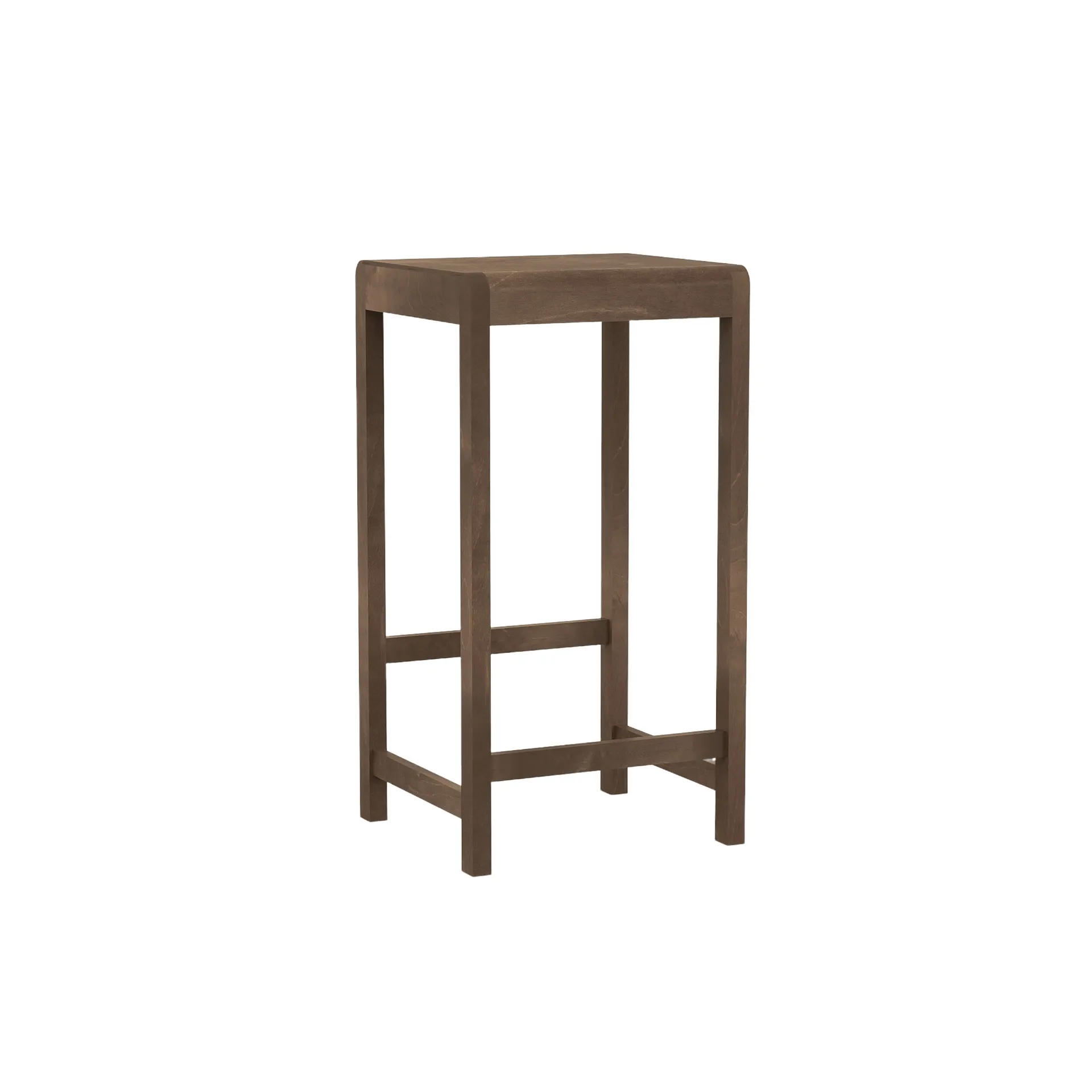 Stool 01 baarijakkara, Tummanruskea koivu, 76 cm FRAMA