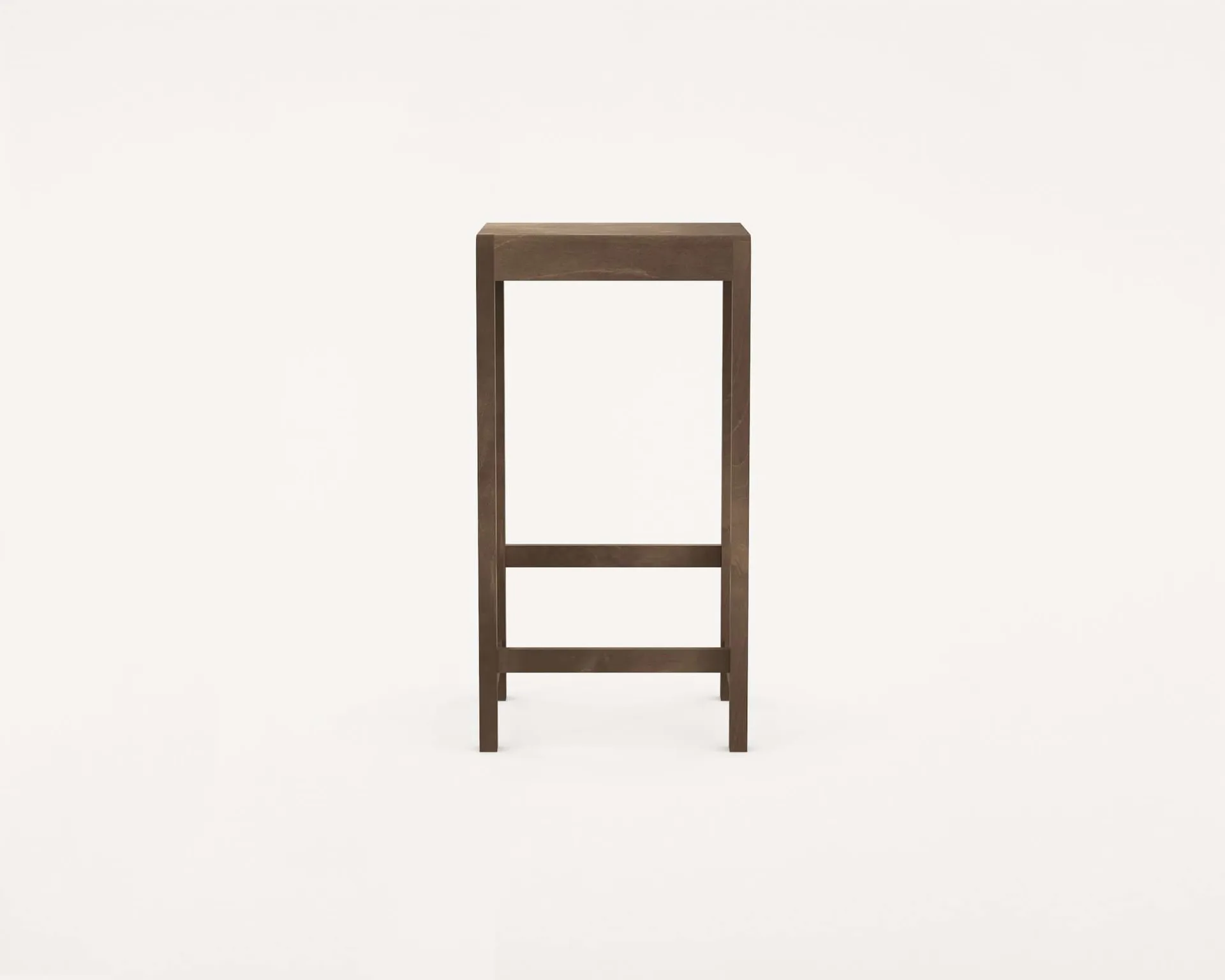 Stool 01 baarijakkara, Tummanruskea koivu, 76 cm FRAMA