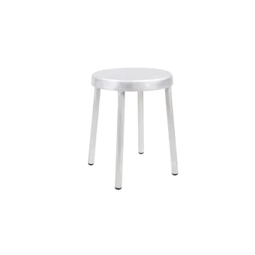 Tasca pyöreä jakkara - Alumiini, K: 46 cm - FRAMA