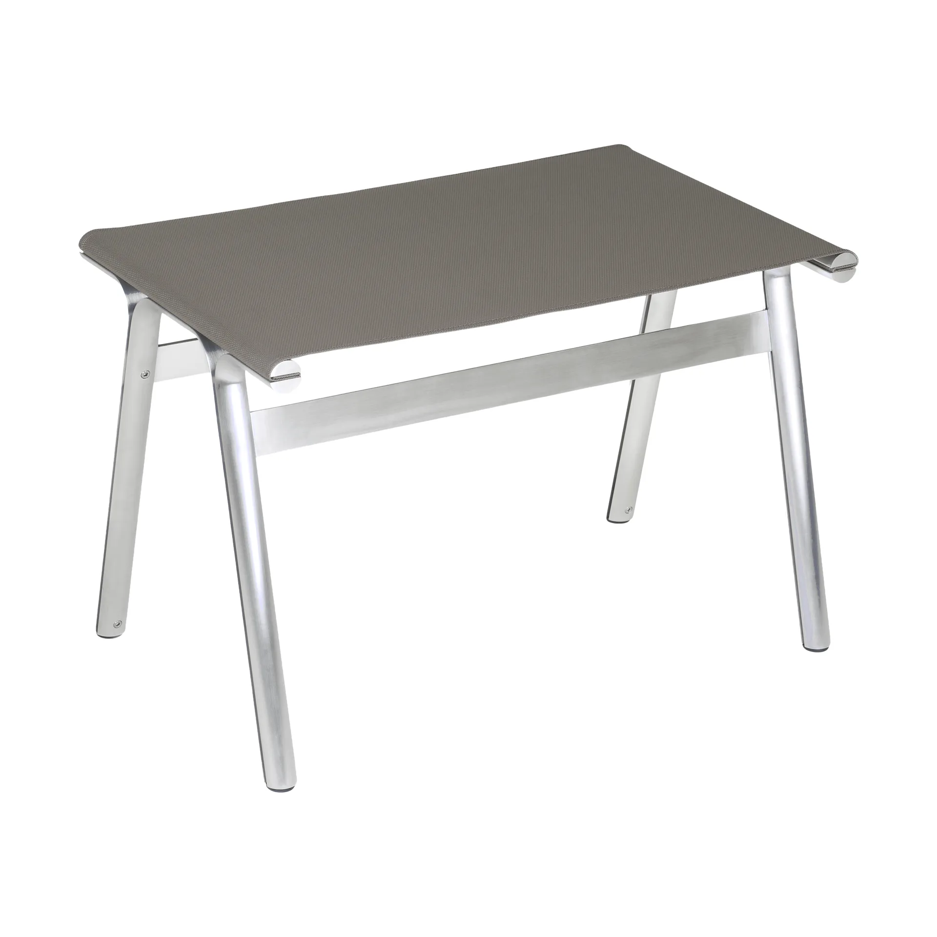Union jakkara, Aluminium-Taupe Mesh, H: 40,6 cm FRAMA