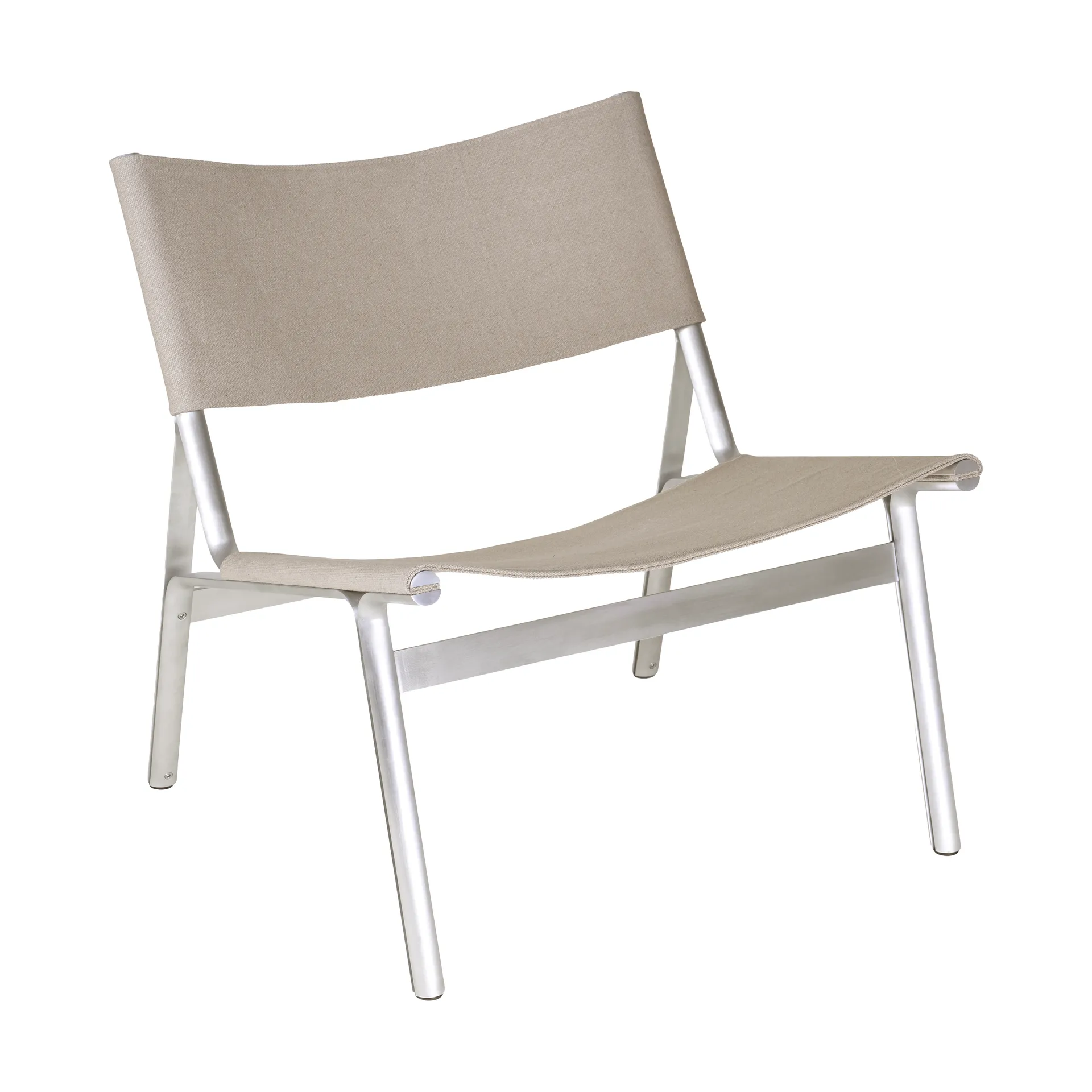 Union nojatuoli, Aluminium-Sandstone Linen FRAMA