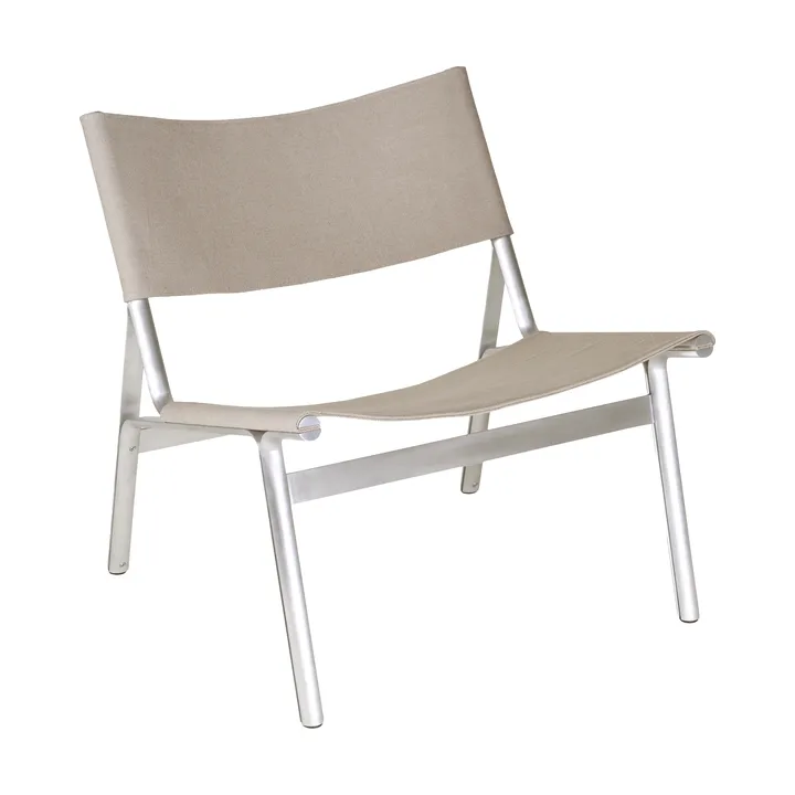Union nojatuoli - Aluminium-Sandstone Linen - FRAMA
