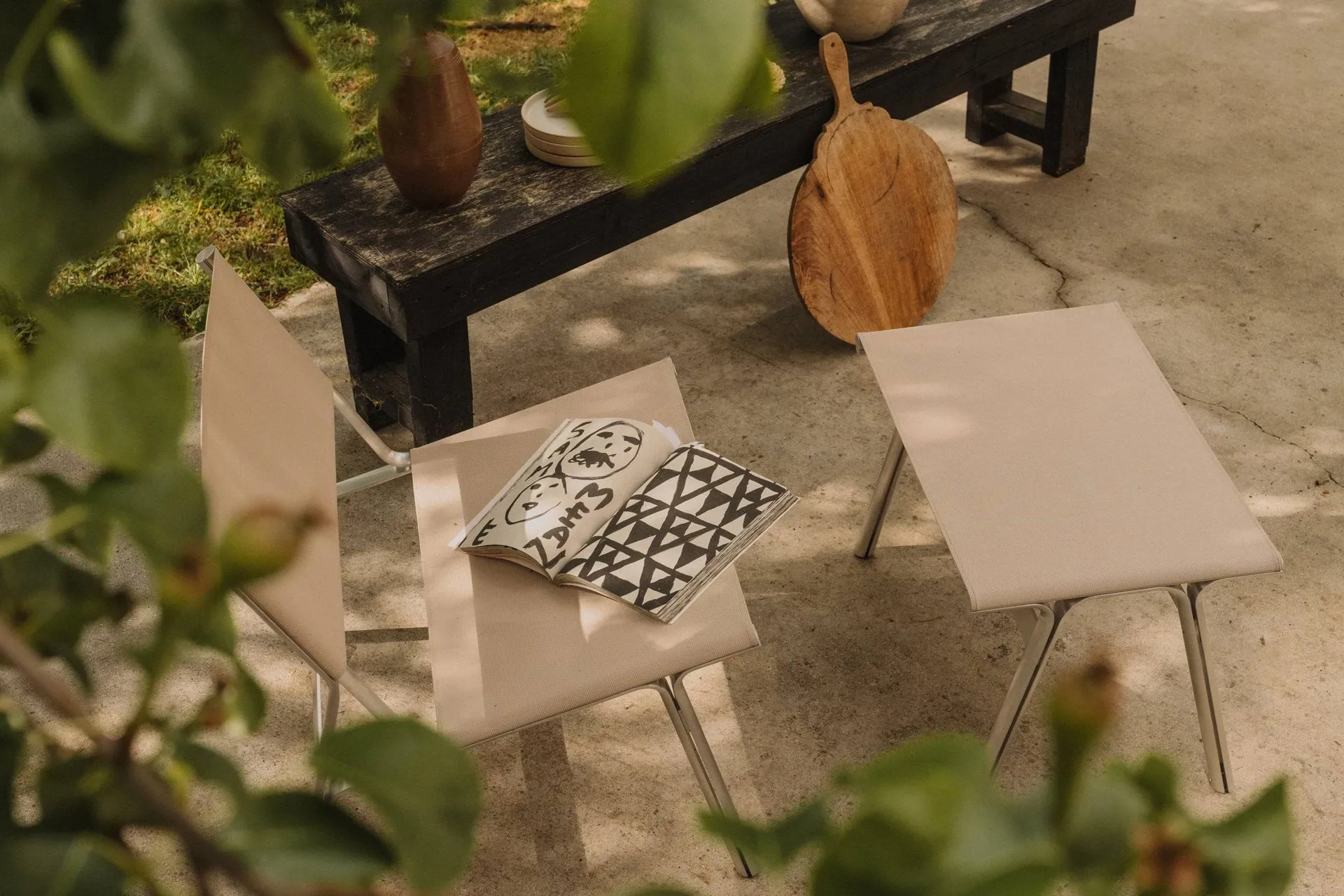 Union nojatuoli, Aluminium-Sandstone Mesh FRAMA