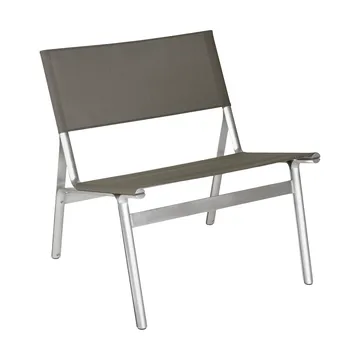 Union nojatuoli - Aluminium-Taupe Mesh - FRAMA