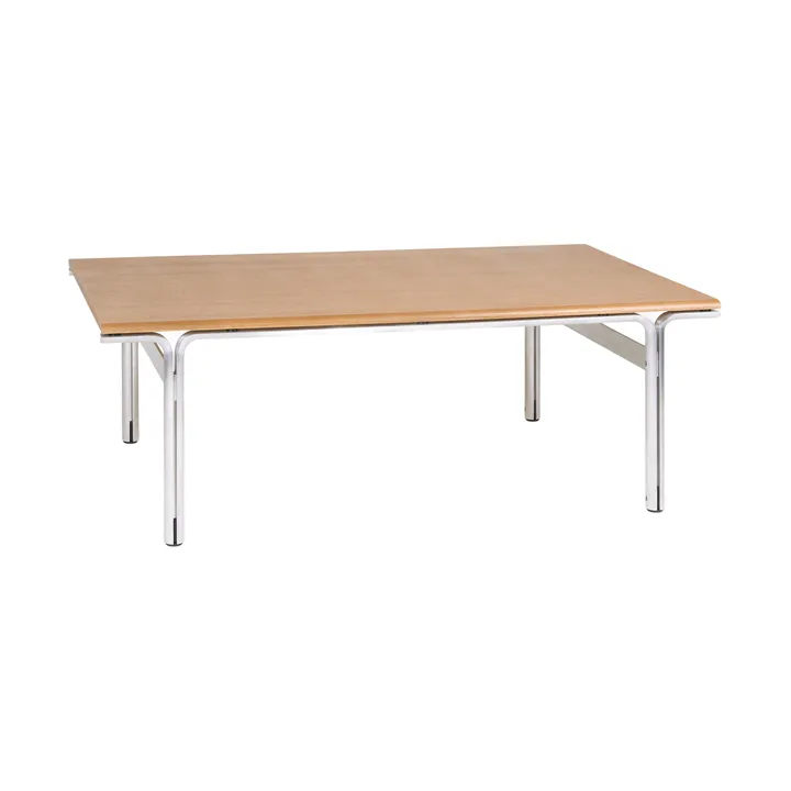 Union sohvapöytä - Alumiini-lämpimänruskea saarni, 97x60x34,5 cm - FRAMA