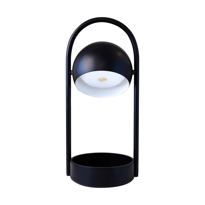 Ball kannettava pöytälamppu - Black, 32 cm - Frandsen