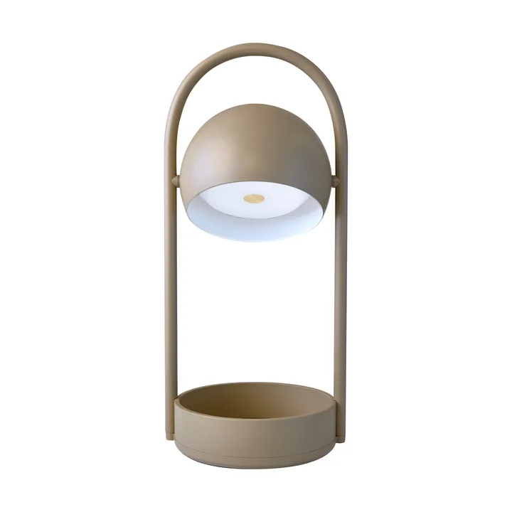 Ball kannettava pöytälamppu - Sand Grey, 32 cm - Frandsen