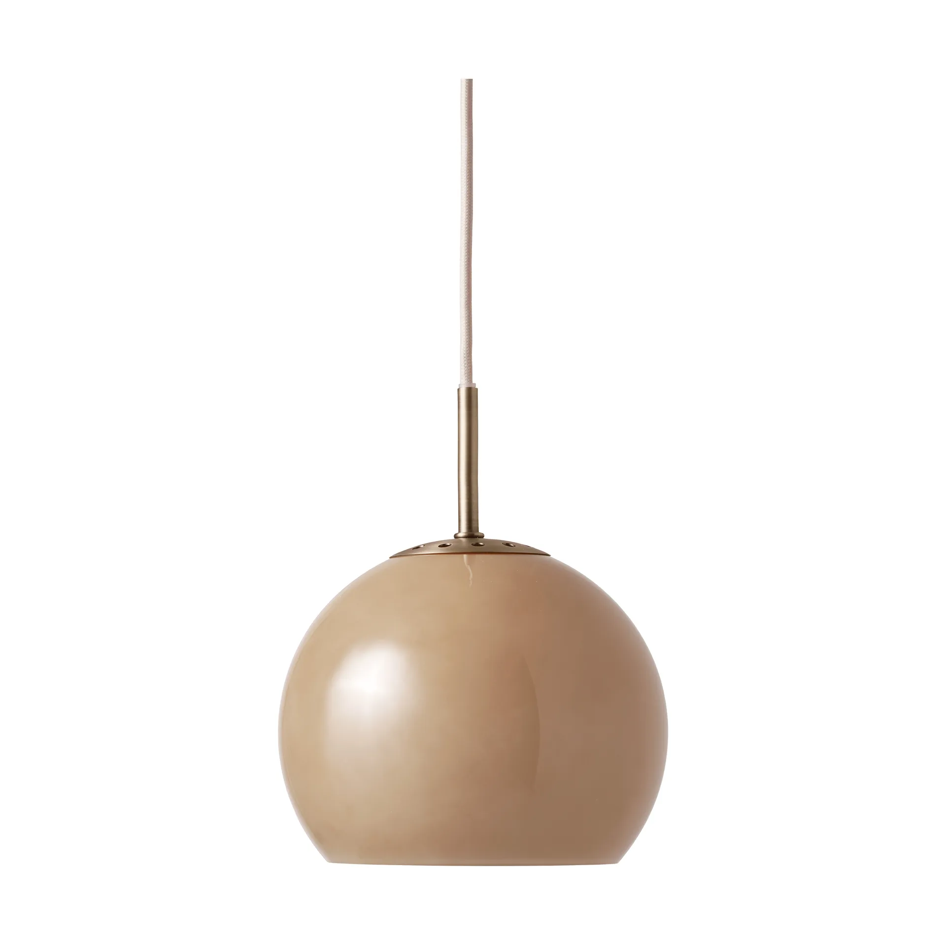 Ball riippuvalaisin Ø18 cm, Cappuccino Frandsen