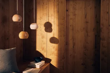 Ball riippuvalaisin Ø18 cm - Opal rose - Frandsen