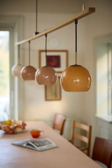 Ball riippuvalaisin Ø18 cm - Opal White - Frandsen