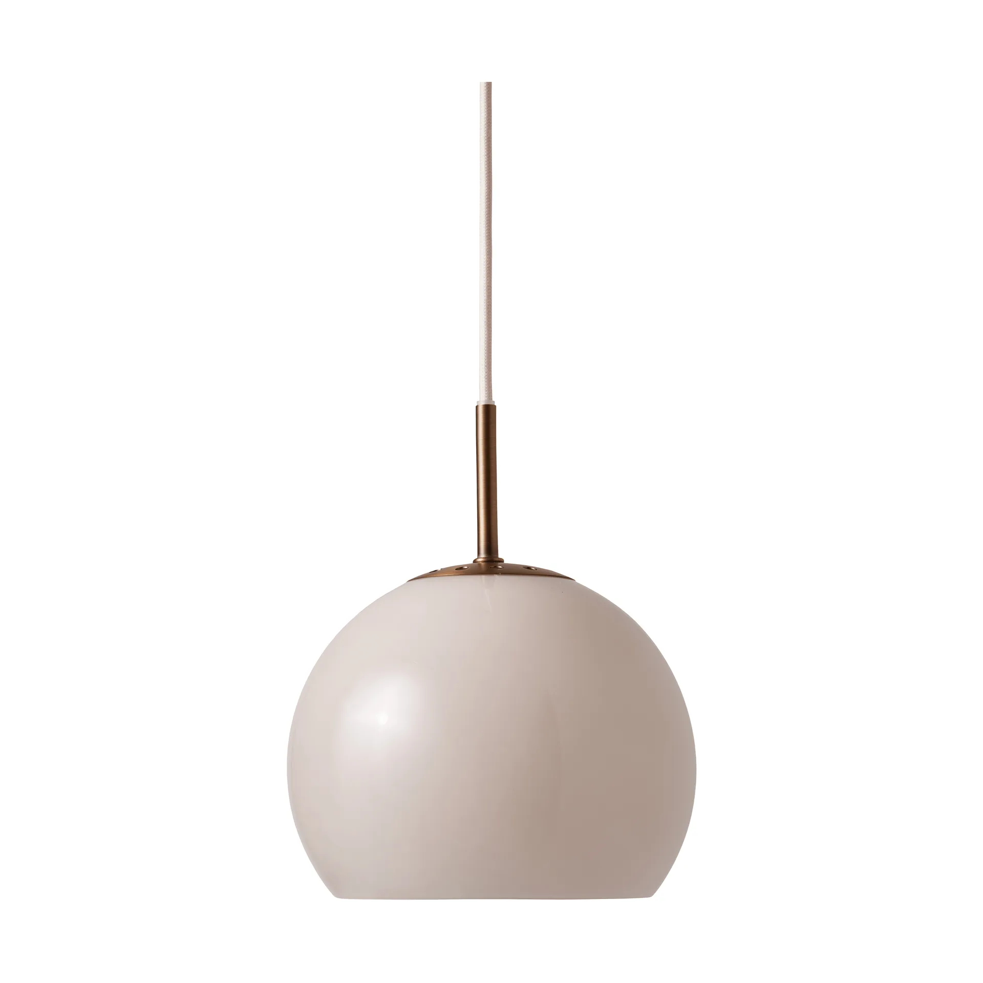 Ball riippuvalaisin Ø18 cm, Sand grey Frandsen