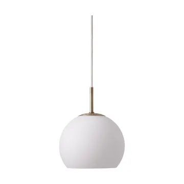 Ball riippuvalaisin - Opal White, Ø18 cm - Frandsen