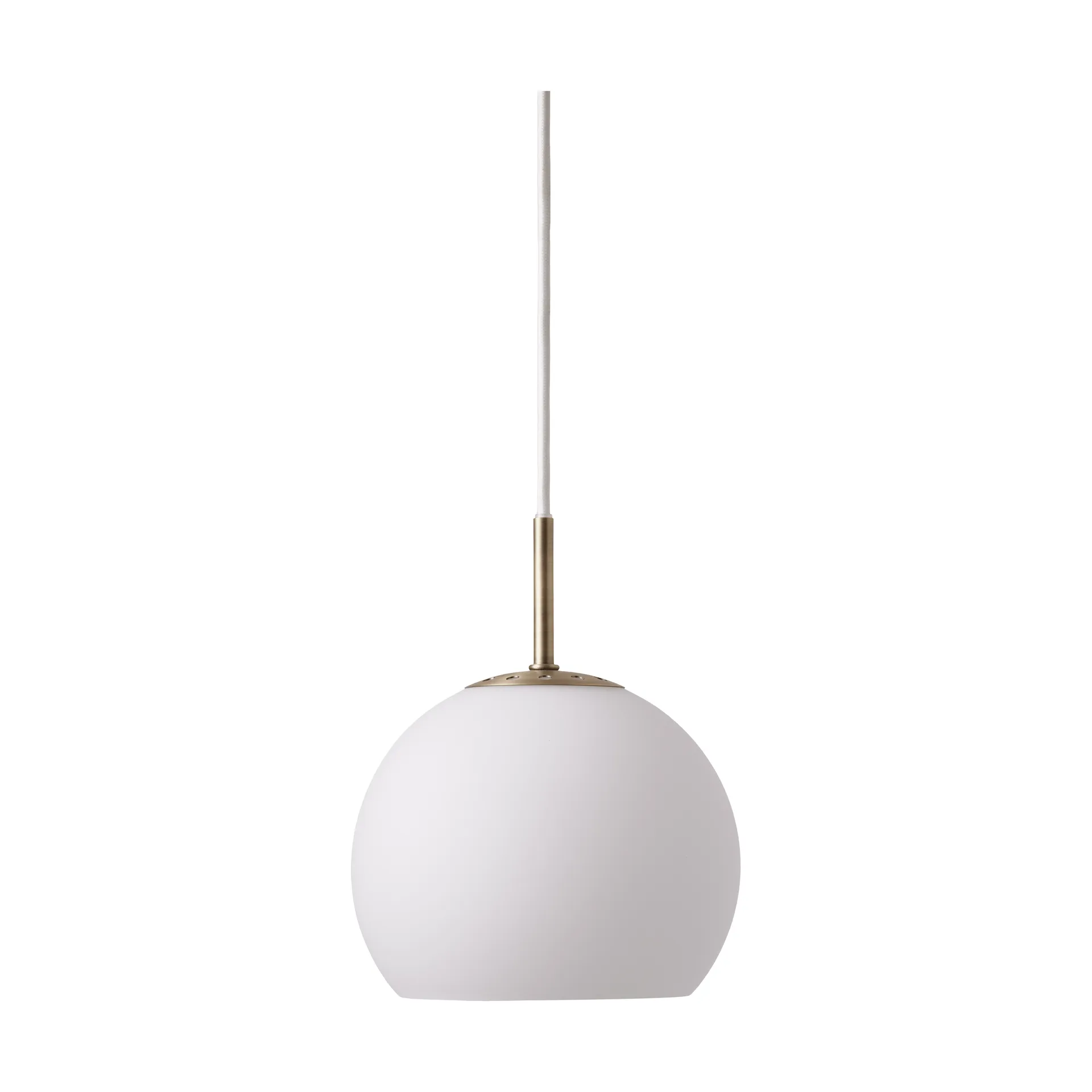 Frandsen Ball riippuvalaisin Opal White, Ø18 cm