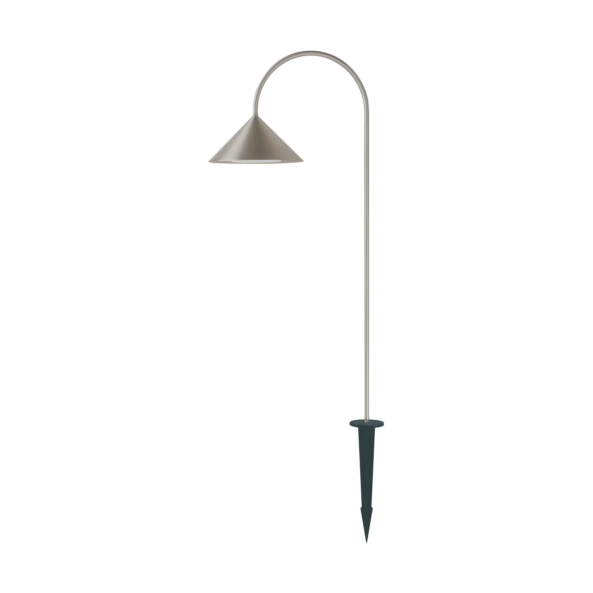 Grasp garden spear puutarhalamppu, Harjattu ruostumaton teräs, 82 cm Frandsen