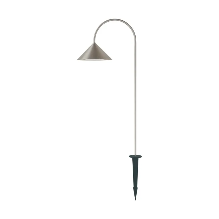 Grasp garden spear puutarhalamppu - Harjattu ruostumaton teräs, 82 cm - Frandsen