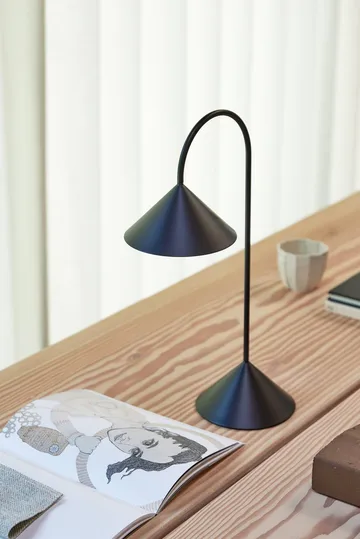 Grasp kannettava pöytälamppu - Matta musta, 47 cm - Frandsen