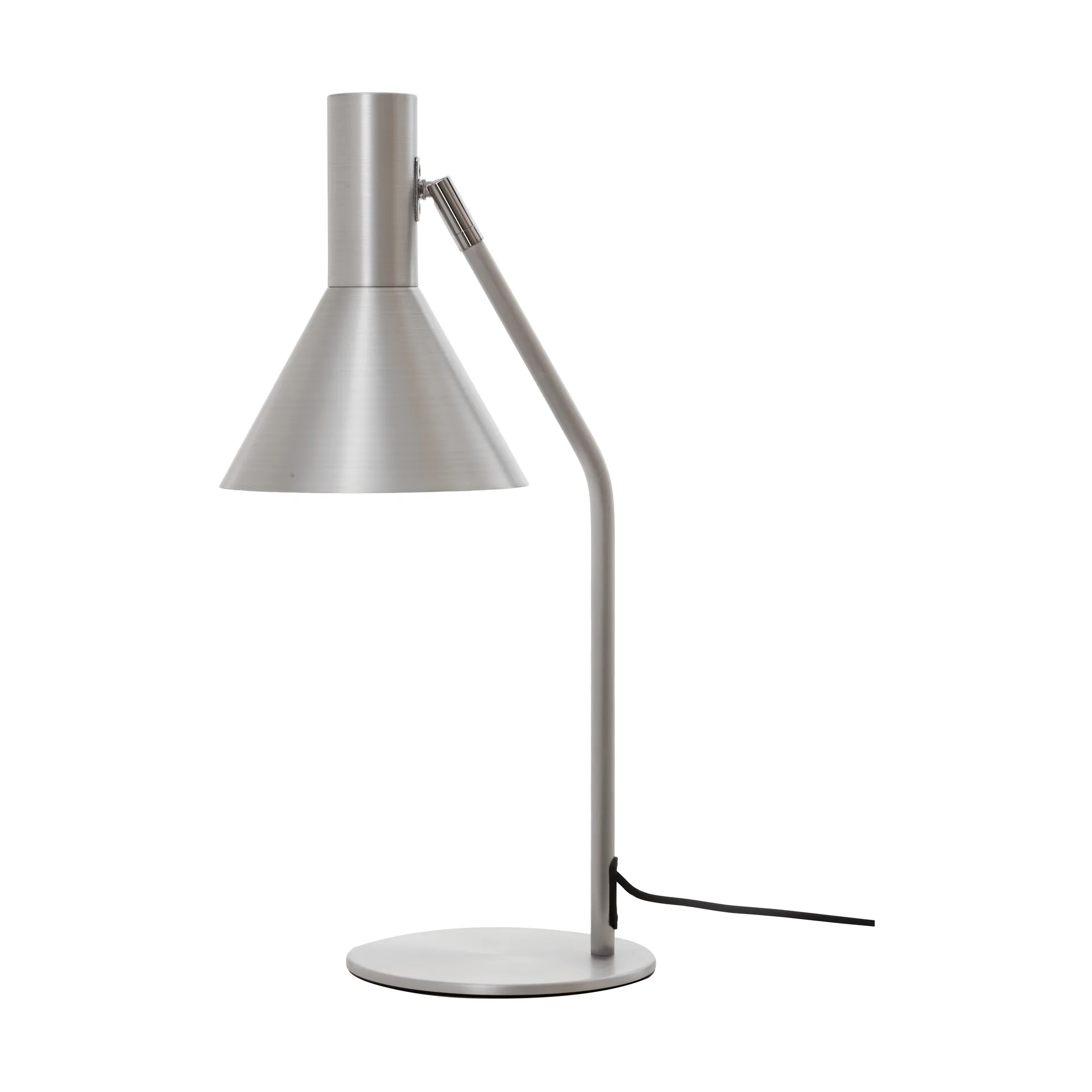 Lyss pöytälamppu, Harjattu alumiini, 50 cm Frandsen