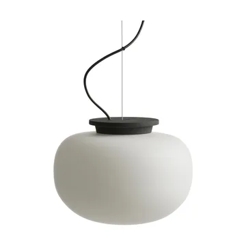 Supernate riippuvalaisin - Opal valkoinen-musta, Ø28 cm - Frandsen