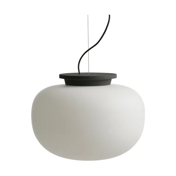 Supernate riippuvalaisin - Opal valkoinen-musta, Ø38 cm - Frandsen