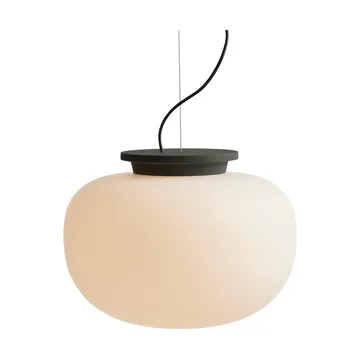 Supernate riippuvalaisin - Opal valkoinen-musta, Ø38 cm - Frandsen