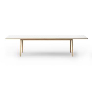 Ana ruokapöytä 220–320 x 95 cm - Nanolaminaatti valkoiseksi petsattu tammi - Fredericia Furniture