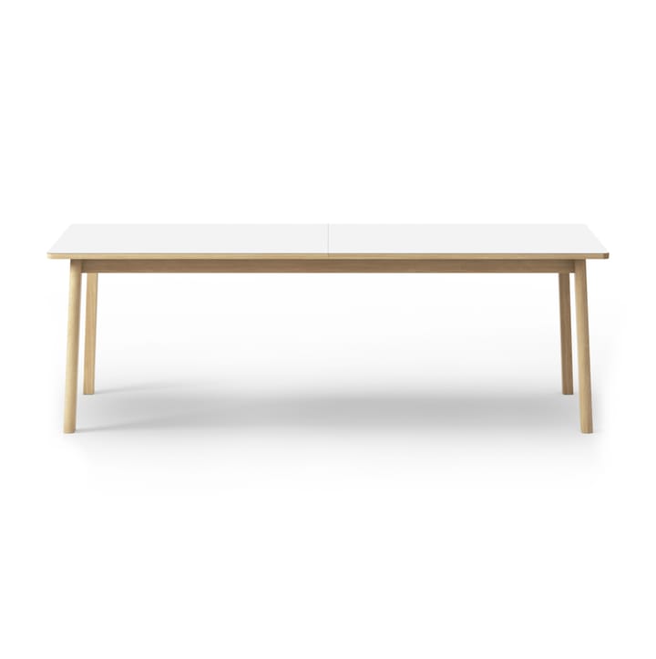 Ana ruokapöytä 220–320 x 95 cm - Nanolaminaatti valkoiseksi petsattu tammi - Fredericia Furniture