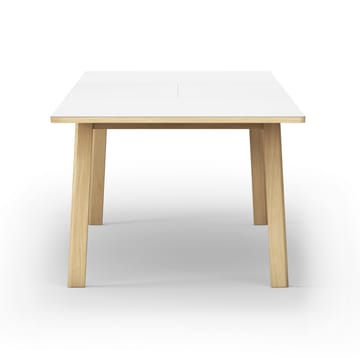 Ana ruokapöytä 220–320 x 95 cm - Nanolaminaatti valkoiseksi petsattu tammi - Fredericia Furniture