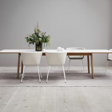 Ana ruokapöytä 220–320 x 95 cm - Nanolaminaatti valkoiseksi petsattu tammi - Fredericia Furniture
