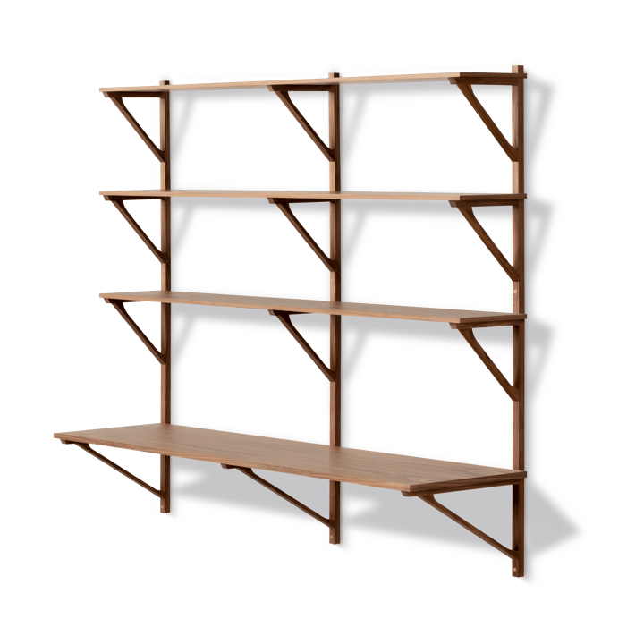 BM29 hylly kirjoituspöydällä 149x134 cm - Pähkinälakka - Fredericia Furniture