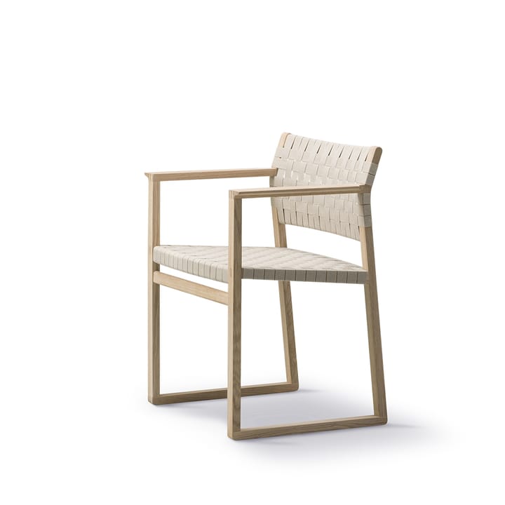 BM62 käsinojatuoli - Punottu luonnonöljytty tammeteline - Fredericia Furniture