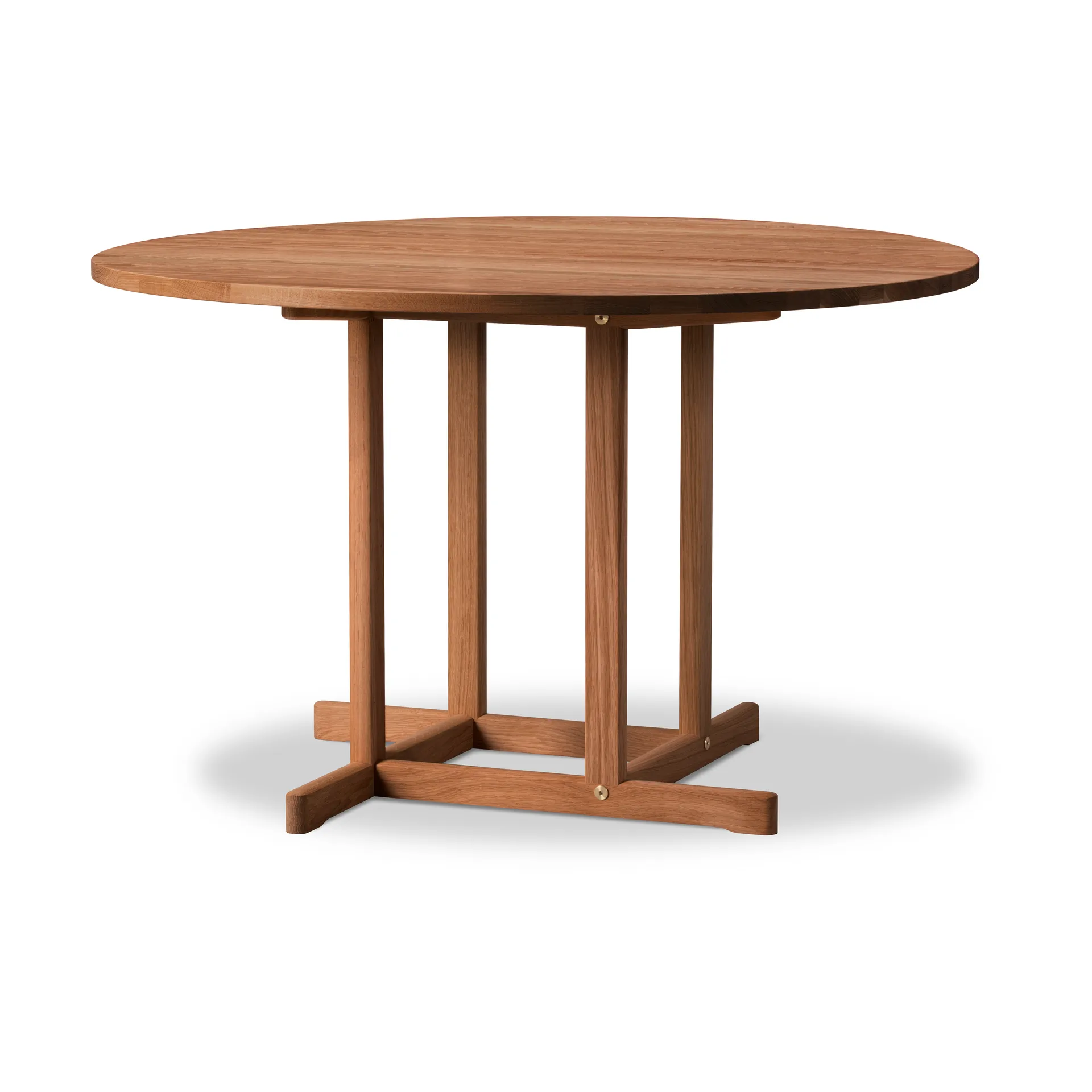 BM80 Mogensen Shaker Table pöytä Ø120 cm, Savustettu öljytty tammi Fredericia Furniture