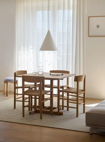 BM80 Mogensen Shaker Table pöytä 90x90 cm - Vaalea öljytty tammi - Fredericia Furniture