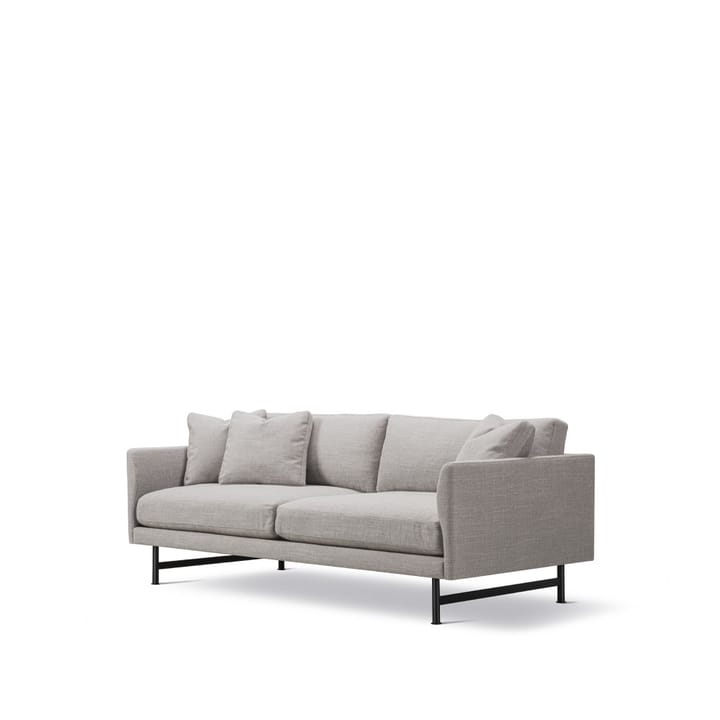 Calmo 5622 sohva 2-istuttava, Sunniva 717 musta teräslamppu Fredericia Furniture