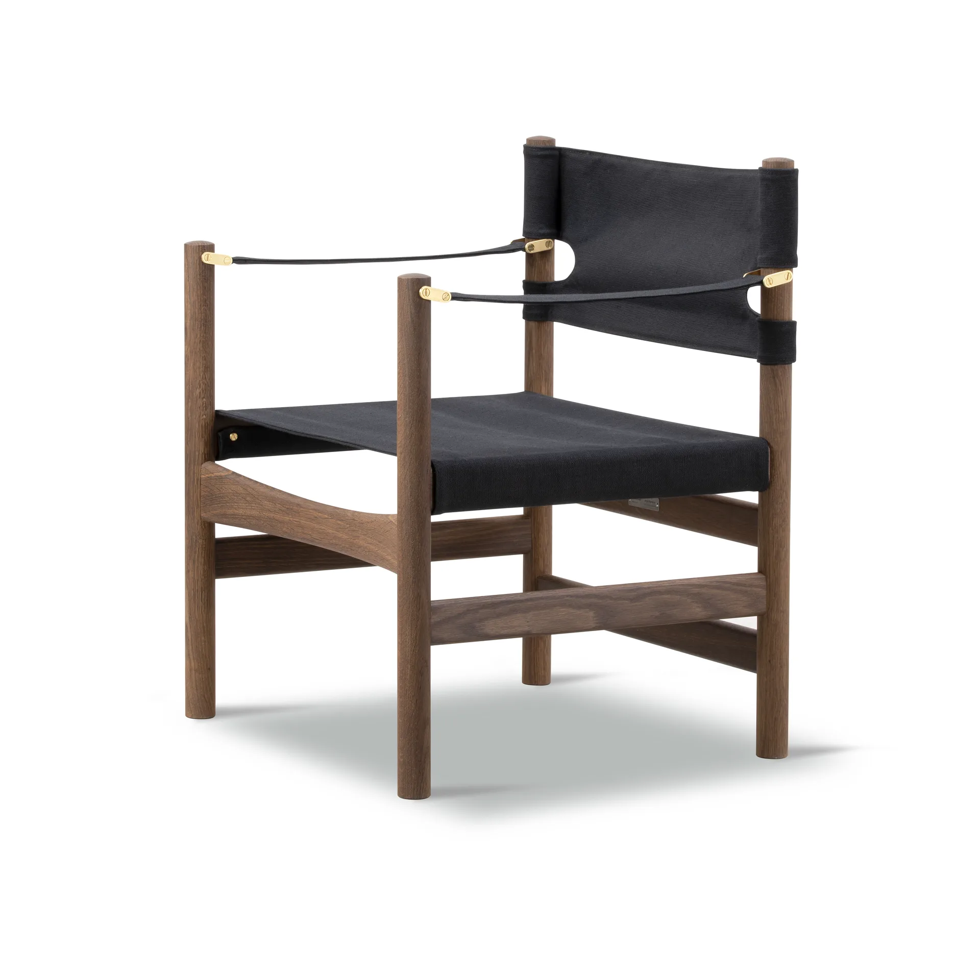 Canvas 21 käsinojatuoli, Musta canvasöljytty tammi Fredericia Furniture