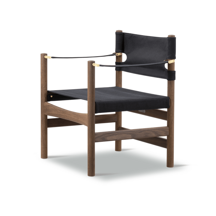 Canvas 21 käsinojatuoli - Musta canvasöljytty tammi - Fredericia Furniture