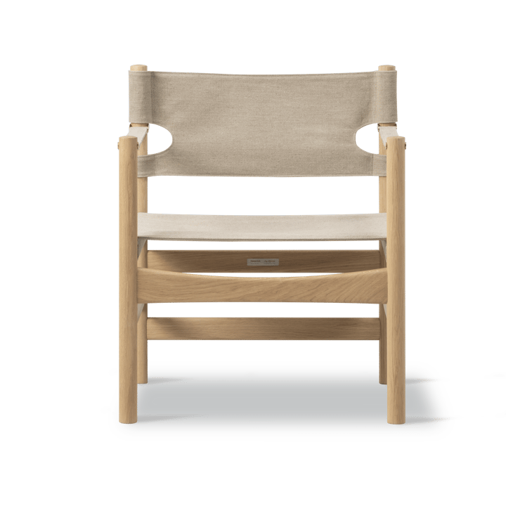 Canvas 21 käsinojatuoli, Naturell canvas vaaleasti öljytty tammi Fredericia Furniture
