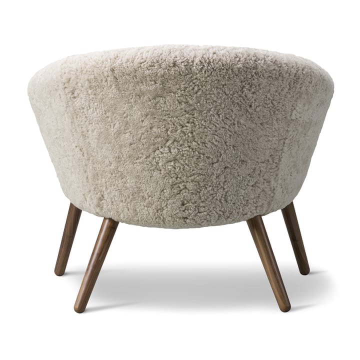 Ditzel lounge tuoli lampaantalja, Moonlight-walnut Fredericia Furniture