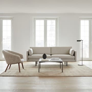 Ditzel lounge tuoli lampaantalja - Moonlight-walnut - Fredericia Furniture