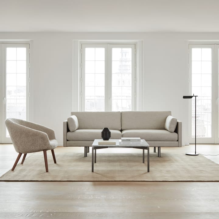 Ditzel lounge tuoli lampaantalja, Moonlight-walnut Fredericia Furniture