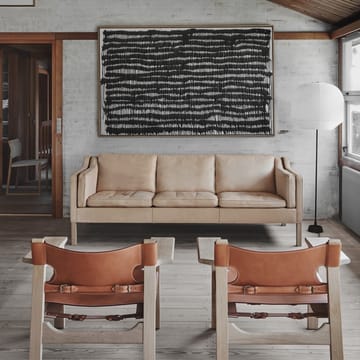 Espanjalainen tuoli nojatuoli - nahkainen konjakkiöljytty tammi - Fredericia Furniture