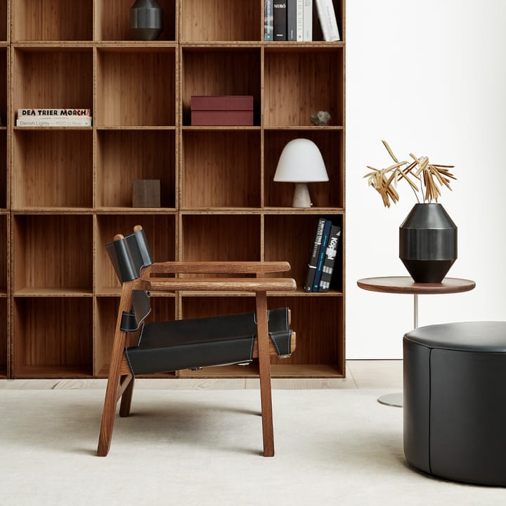 Espanjalainen tuoli nojatuoli, nahkainen konjakkiöljytty tammi Fredericia Furniture