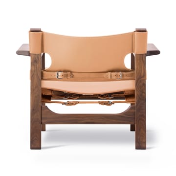 Espanjalainen tuoli nojatuoli - Nahkainen luonnöljytty pähkinä - Fredericia Furniture