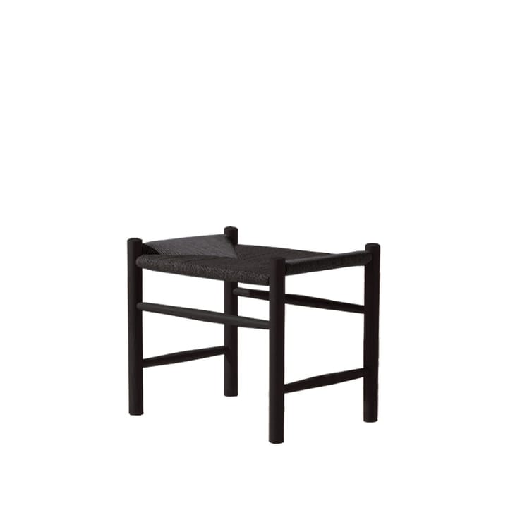 J16 jakkara - Musta mustalakattu tammi - Fredericia Furniture