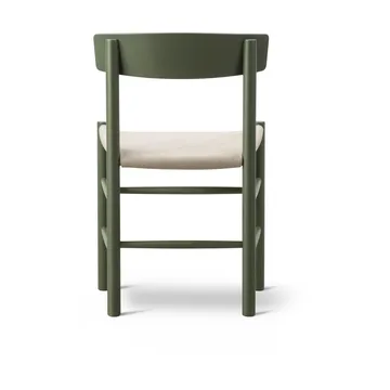 J39-tuoli - Khaki green natur canvas - Fredericia Furniture