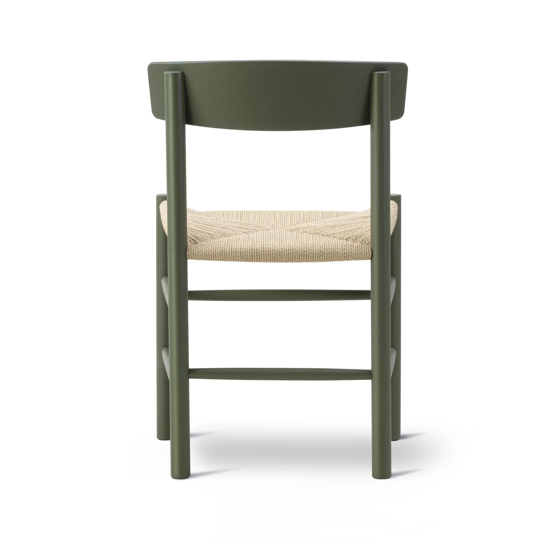 J39 tuoli, Khaki green punottu natural Fredericia Furniture