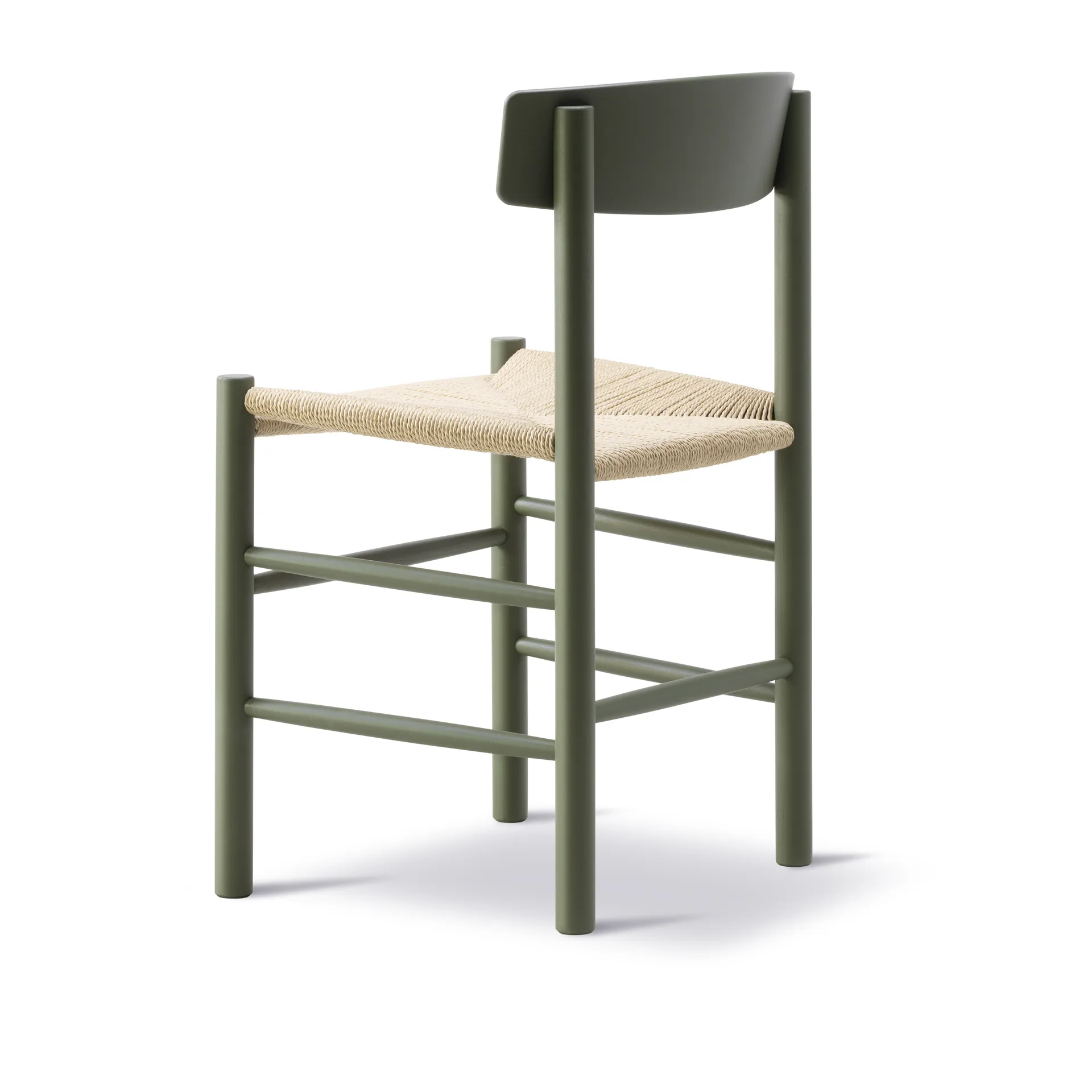J39 tuoli, Khaki green punottu natural Fredericia Furniture