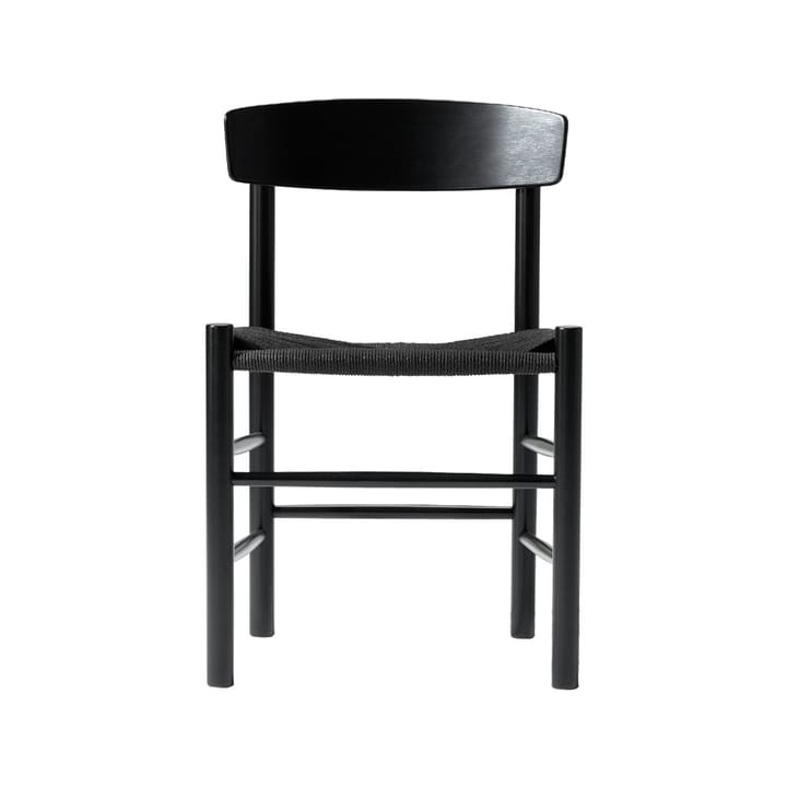 J39-tuoli - Musta lakattu tammi punottu musta - Fredericia Furniture